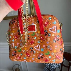 Loungefly Orange Gingerbread Shoulder Bag